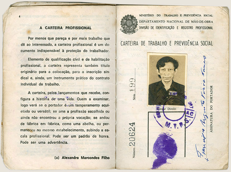 Carteira de trabalho (1973)